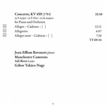 CD Wolfgang Amadeus Mozart: Piano Concerto In E Flat Major, KV 449; Piano Concerto In F Major, KV 459; Divertimento In D Major, KV 136; Divertimento In F Major, KV 138 306315
