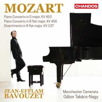 Album Wolfgang Amadeus Mozart: Piano Concerto In G Major, Kv 453; Piano Concerto In B Flat Major, Kv 456; Divertimento In B Flat Major, Kv 137 