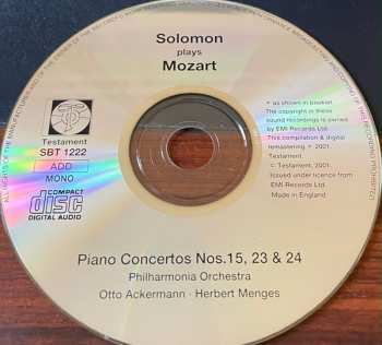 CD Wolfgang Amadeus Mozart: Piano Concertos 15, 23 & 24 319418