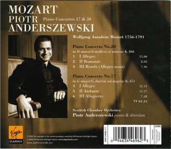CD Wolfgang Amadeus Mozart: Piano Concertos 17 & 20 49735