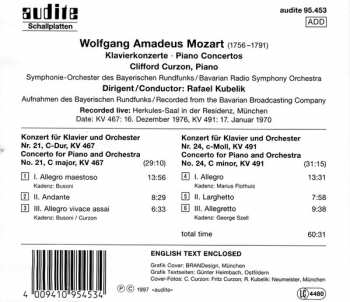 CD Wolfgang Amadeus Mozart: Piano Concertos C Major KV 467 & C Minor KV 491 323272