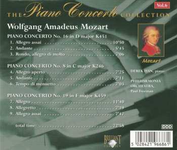 CD Wolfgang Amadeus Mozart: Piano Concertos no. 16, 8 & 19 395274