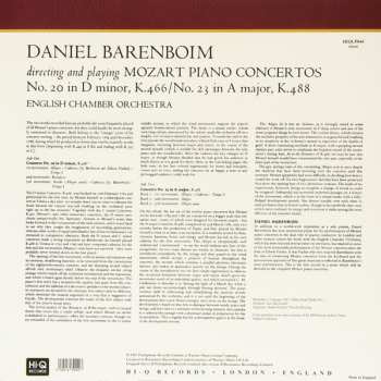 LP Wolfgang Amadeus Mozart: Piano Concertos: No.20 In D Minor, K.466; No.23 In A Major, K.488 136454