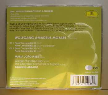2CD Wolfgang Amadeus Mozart: Piano Concertos Nos. 14 • 17 • 21 • 26. 45685