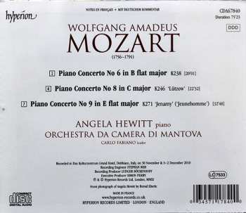 CD Wolfgang Amadeus Mozart: Piano Concertos Nos 6, 8, & 9 296106