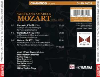 CD Wolfgang Amadeus Mozart: Piano Concertos, Vol. 3 337999