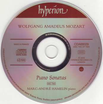 2CD Wolfgang Amadeus Mozart: Piano Sonatas 281511