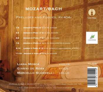 CD Wolfgang Amadeus Mozart: Preludes & Fugues Kv 404a 322920