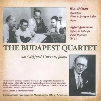 Quartet For Piano & Strings In E-Flat, K493 / Quintet in E-Flat For Piano & Strings, Op. 44