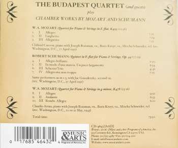 CD Wolfgang Amadeus Mozart: Quartet For Piano & Strings In E-Flat, K493 / Quintet in E-Flat For Piano & Strings, Op. 44 314185