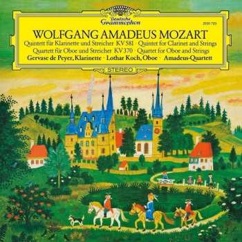 Album Wolfgang Amadeus Mozart: Quintett Für Klarinette Und Streicher A-Dur KV 581 - Quartett Für Oboe Und Streicher F-Dur KV 370