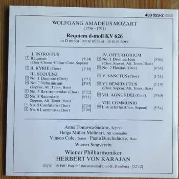 CD Wolfgang Amadeus Mozart: Requiem 44808