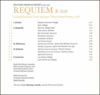 CD Wolfgang Amadeus Mozart: Requiem 92051