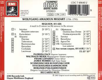 CD Wolfgang Amadeus Mozart: Requiem / Ave Verum Corpus 116470