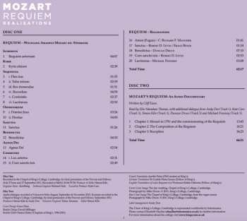 CD/SACD Wolfgang Amadeus Mozart: Requiem - Realisations 312240