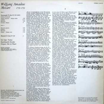 LP Wolfgang Amadeus Mozart: Serenade D-dur KV 250 Haffner-Serenade / Marsch D-dur KV 249 365402