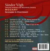10CD/Box Set Wolfgang Amadeus Mozart: Serenaden & Divertimenti 439626