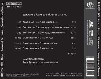 SACD Wolfgang Amadeus Mozart: Serenata Notturna; Three Divertimenti; Eine Kleine Nachtmusik 113670