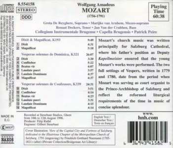 CD Wolfgang Amadeus Mozart: Solemn Vespers 310755
