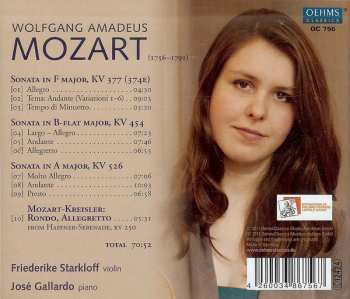 CD Wolfgang Amadeus Mozart: Sonatas For Piano And Violin 123546