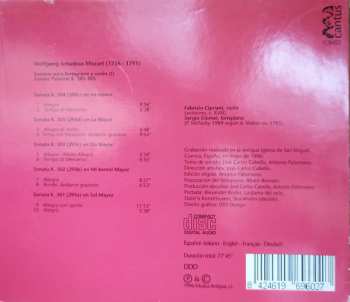 CD Wolfgang Amadeus Mozart: Sonatas Para Fortepiano Y Violín (l) Sonate Platine 319716