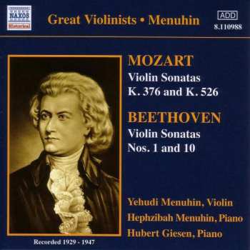 CD Wolfgang Amadeus Mozart: 2 Sonaten Für Klavier Und Violine KV 454 & 526 / 2 Sonatas For Piano And Violin  427038