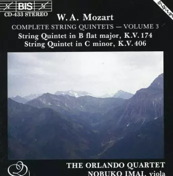 String Quintet In B Flat Major, K.V. 174 / String Quintet In C Minor, K.V. 406