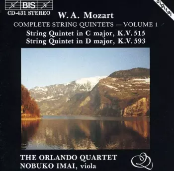 String Quintet In C Major, K.V. 515 / String Quintet In D Major, K.V. 593