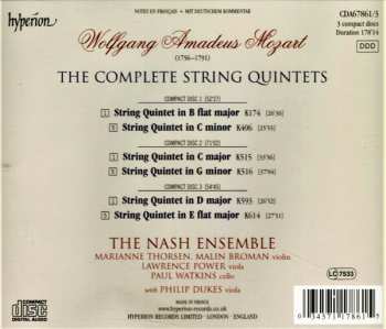 3CD Wolfgang Amadeus Mozart: String Quintets 329137