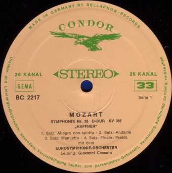 Album Wolfgang Amadeus Mozart: Symphonie Nr. 35 D-Dur KV 385 "Haffner" / Symphonie Nr. 38 D-Dur KV 504 "Prager"