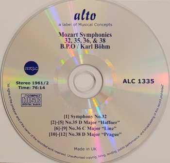 CD Wolfgang Amadeus Mozart: Symphonies 32, 35 ‘Haffner’, 36 ‘Linz’, & 38 ‘Prague’ 430882