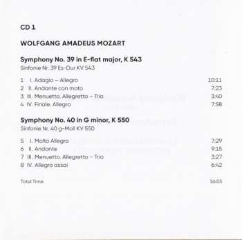 2CD Wolfgang Amadeus Mozart: Symphonies N° 39–41 190204