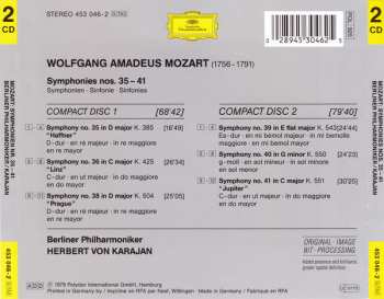 2CD Wolfgang Amadeus Mozart: Symphonies Nos. 35-41  44954