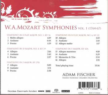SACD Wolfgang Amadeus Mozart: Symphonies Vol. 1 (1764-67) 121089