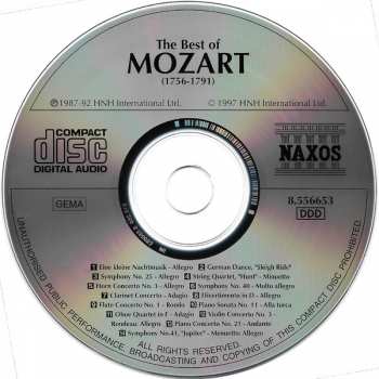 CD Wolfgang Amadeus Mozart: The Best Of Mozart 178969