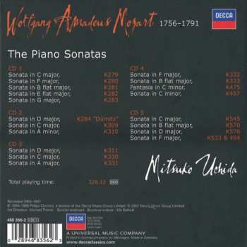5CD/Box Set Wolfgang Amadeus Mozart: The Piano Sonatas 45131