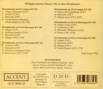 CD Wolfgang Amadeus Mozart: «The Divertimenti» Vol.I 320358
