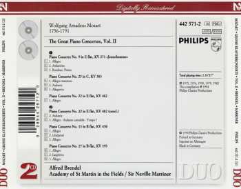 2CD Wolfgang Amadeus Mozart: The Great Piano Concertos, Vol. 2: Nos. 9, 15, 22, 15, 27 421745