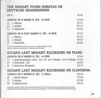 10CD/Box Set Wolfgang Amadeus Mozart: The Mozart Tapes Concertos & Sonatas 184083