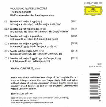 6CD Wolfgang Amadeus Mozart: The Piano Sonatas 45361