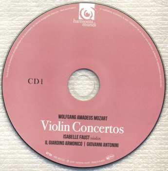 2CD Wolfgang Amadeus Mozart: Violin Concertos 106941