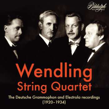 Album Wolfgang Amadeus Mozart: Wendling String Quartet - The Deutsche Grammophon And Electra Recordings 1920-1934