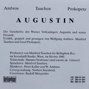 CD Wolfgang Ambros: Augustin 185536