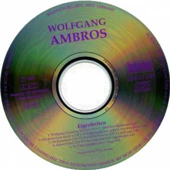 CD Wolfgang Ambros: Eigenheiten 185643