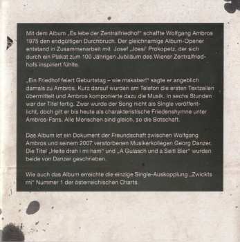 CD Wolfgang Ambros: Es Lebe Der Zentralfriedhof DLX 112004