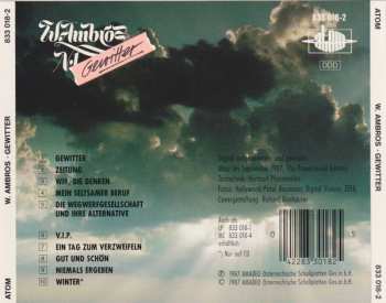 CD Wolfgang Ambros: Gewitter 321166