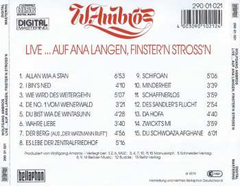 CD Wolfgang Ambros: Live ... Auf Ana Langen, Finster'n Stroß'n 148587