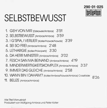 CD Wolfgang Ambros: Selbstbewusst 361669
