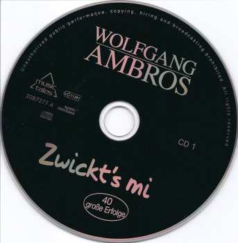 2CD Wolfgang Ambros: Zwickt's Mi - 40 Große Erfolge 189900