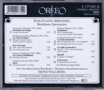 CD Wolfgang Brendel: Berühmte Opernarien • Famous Opera Arias • Airs D'opéra Célèbres 459653